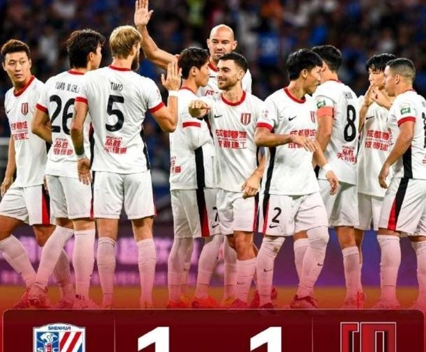 中超4月战绩：蓉城、申花全胜，河南、浙江、西海岸未取胜